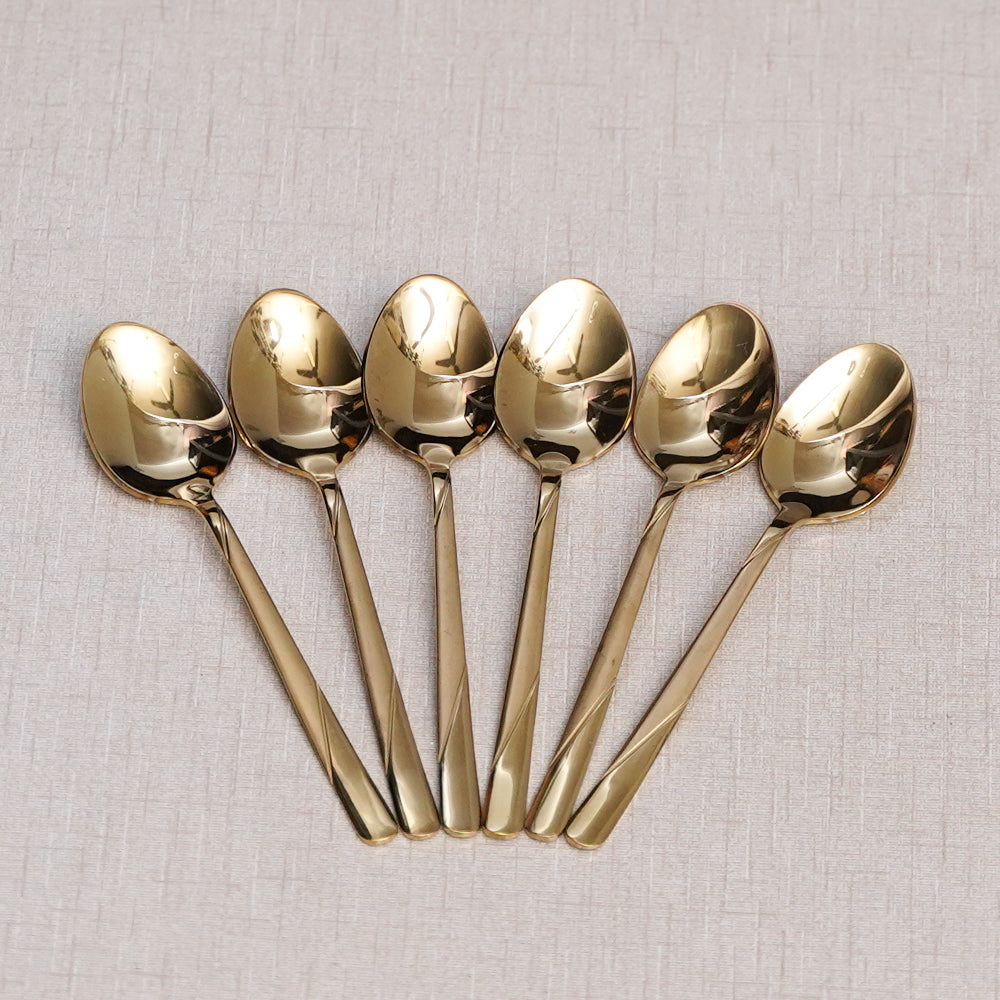 ROCKWARE TRIM 24PCS CUTLERY SET WITH GIFT BOX- GOLDEN PVD COATED