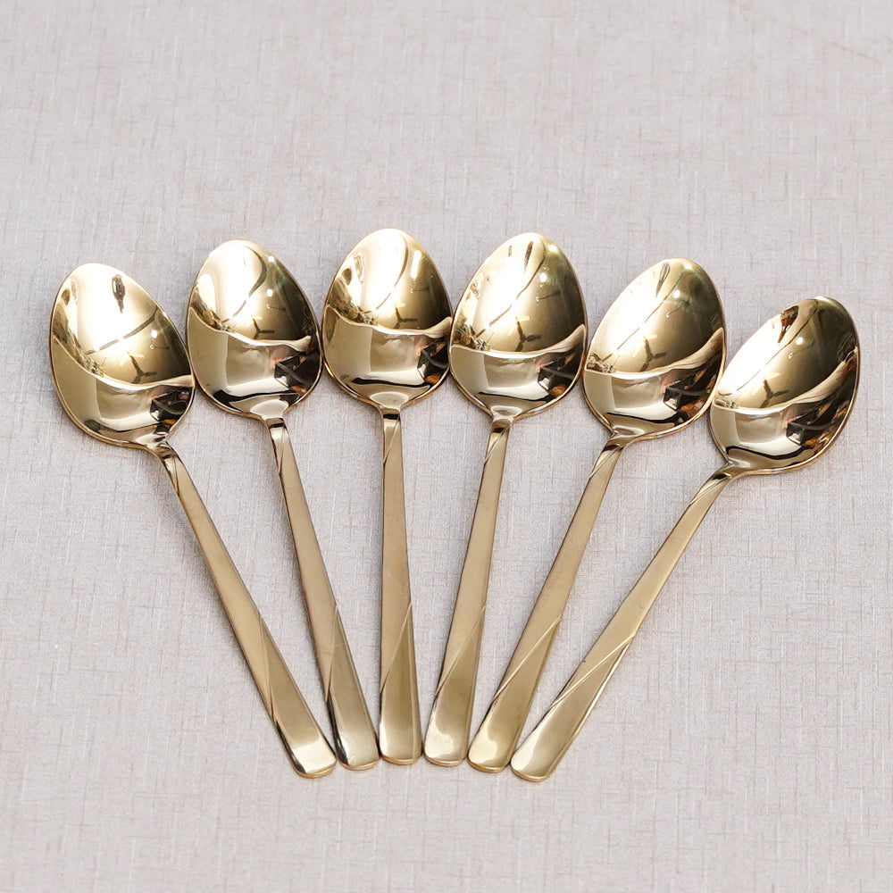 ROCKWARE TRIM 24PCS CUTLERY SET WITH GIFT BOX- GOLDEN PVD COATED