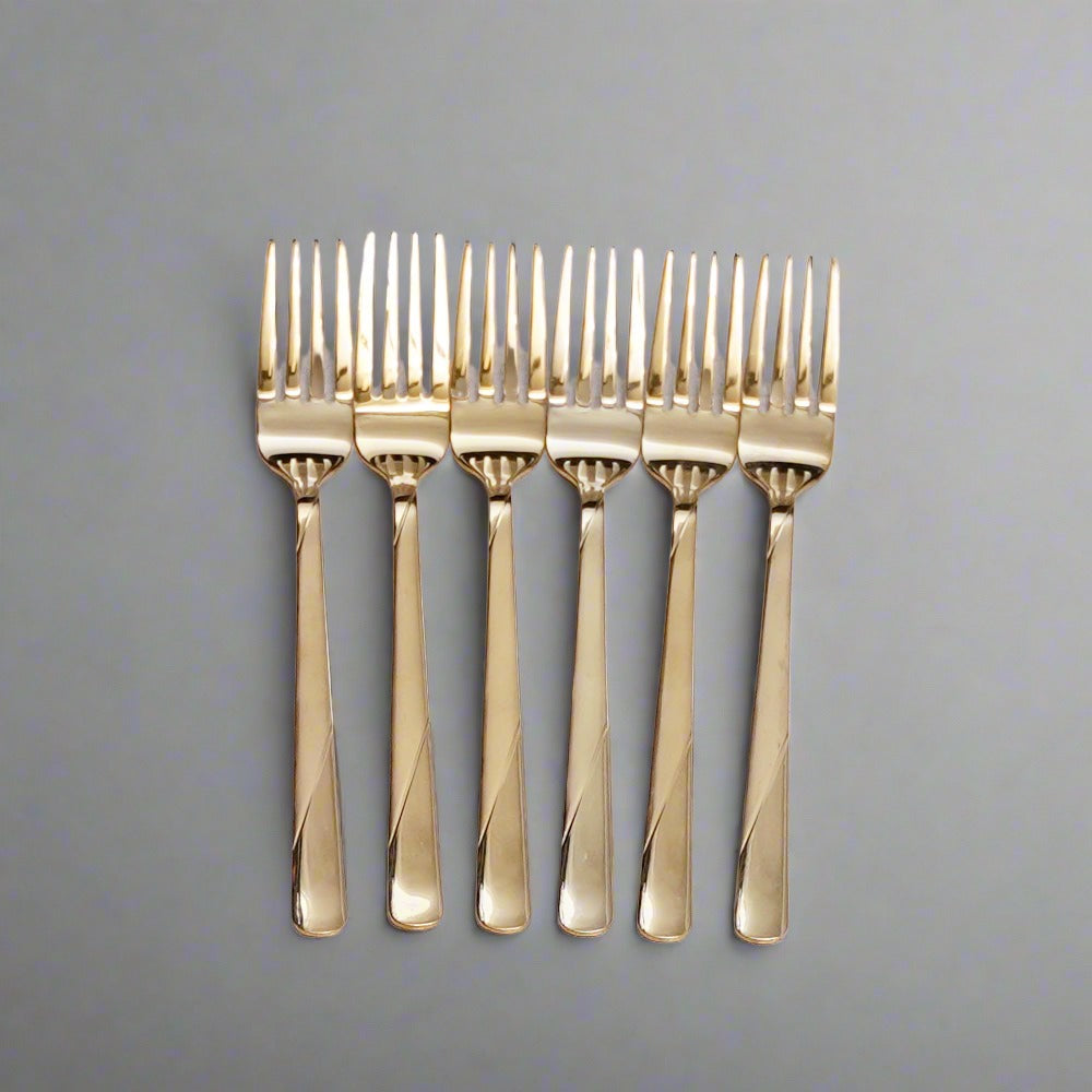 ROCKWARE TRIM 24PCS CUTLERY SET WITH GIFT BOX- GOLDEN PVD COATED